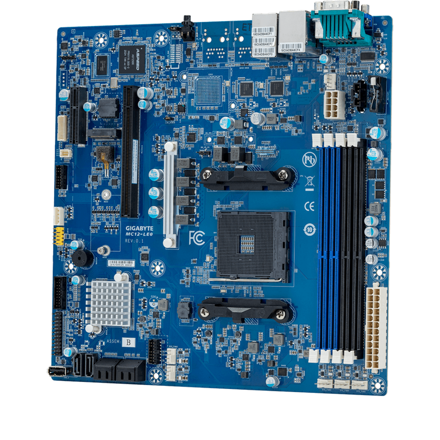 Gigabyte Motherboard MC12-LE0 IO panel